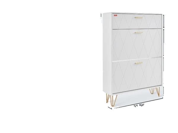 Skoskab, Flip Skuffer, Fritstående, 2 skuffer 29-37 tommer 3 Drawers 29-37in