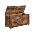 Miniatyrbillede 1 af 9: Rootz Vintage Brown Skobænk - Entrébænk - Spånplademateriale - 100 kg Maks. belastningskapacitet - 100 cm x 40 cm x 46 cm