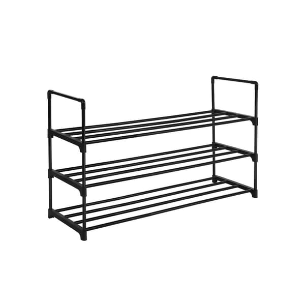 Rootz 3 -tasoinen kenkäteline - Metallinen kenkäteline - Kenkien säilytysteline - Korkea laatu - Suuri säilytystila - Yksinkertaisuus - 92 cm x 30,5 c