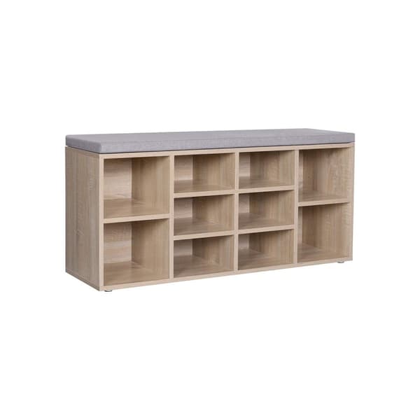 Rootz Shoe Bench - Skostativ - Skoorganisator - Pladsbesparende - Opbevaringsløsning - Alsidigt design - 104 cm x 30 cm x 48 cm