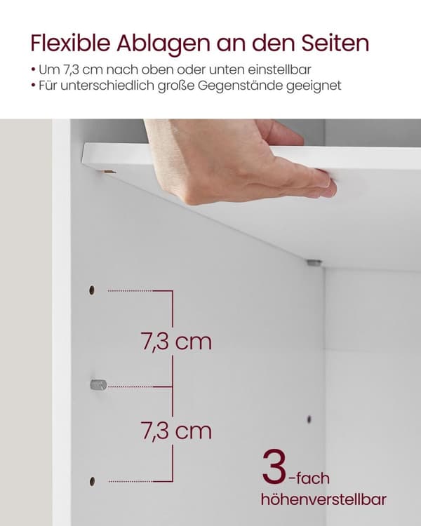 Rootz skobænk med opbevaring - Entryway Organizer - Klassisk hvid - Spånplade - Skum - Imiteret linnedbetræk - 30,3 cm x 78,5 cm x 48 cm - 136 kg Max