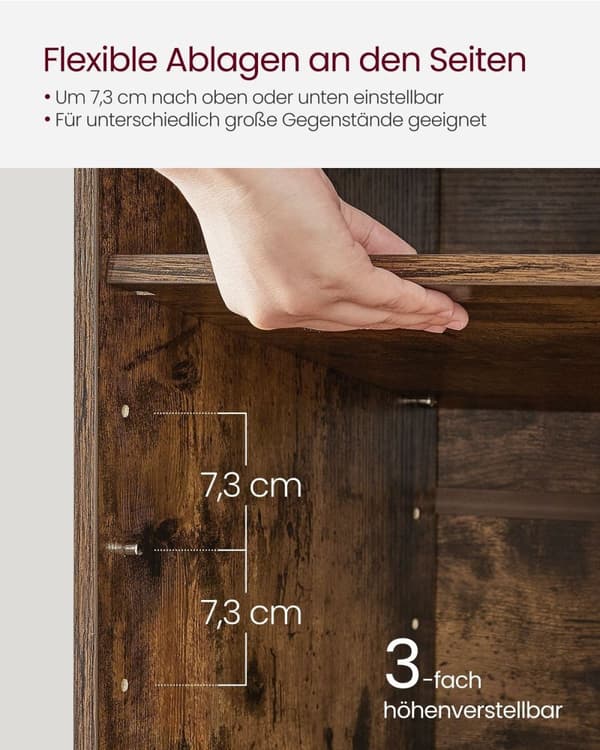 Rootz Vintage Brown kenkäpenkki säilytystilalla - Ottomaanit - Sisääntulopenkki - Lastulevy - Vaahtomuovi - Pellavakuori - 30,3 cm x 104 cm x 48 cm -