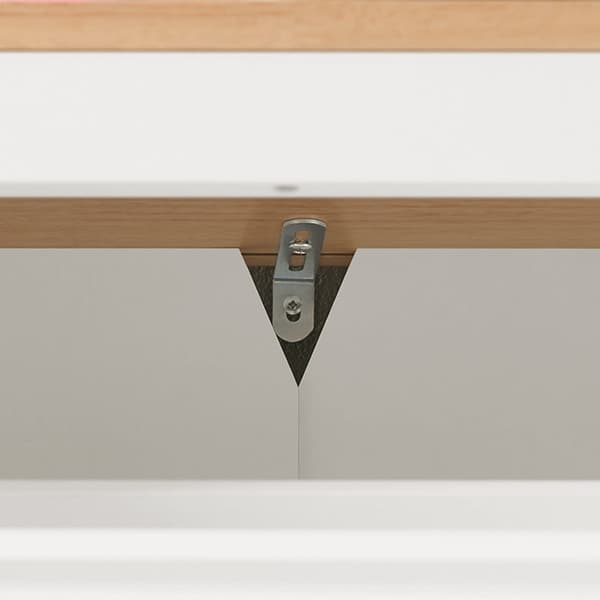 Rootz Moderne skoskab - Skoopbevaring - Skoopbevaring - Pladsbesparende design - Kan monteres på væg - Robust konstruktion - 59 cm x 116 cm x 26 cm