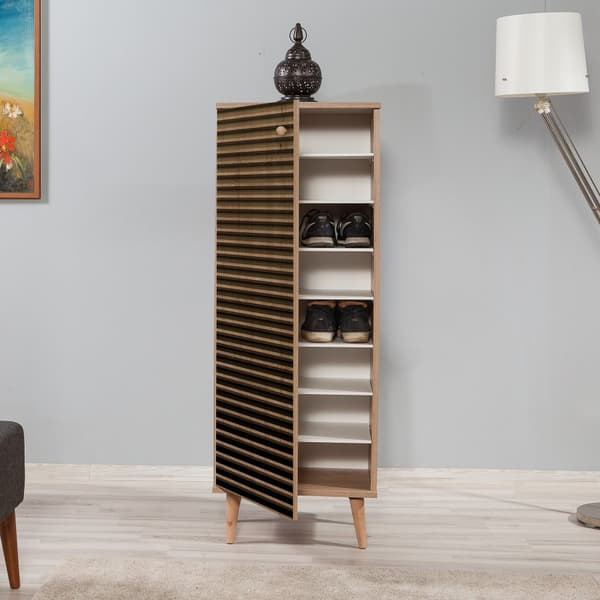 Chic Home Fia C kenkäkaappi 50x38xK135 cm, ruskea