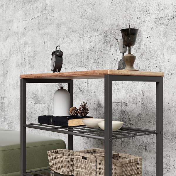 Chic Home Onni kenkäkaappi 60x25xK66 cm, vaaleanruskea/harmaa