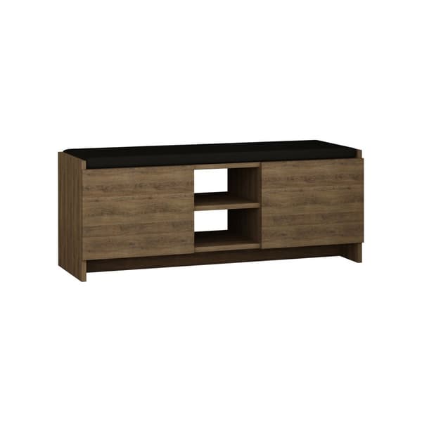 Chic Home Zenna kenkäkaappi penkillä 110x37xK43 cm, tummanruskea