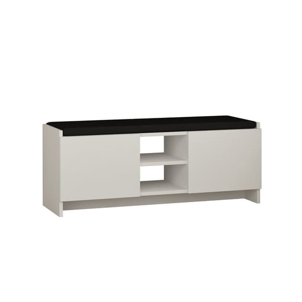 Chic Home Zenna kenkäkaappi penkillä 110x37xK43 cm, valkoinen