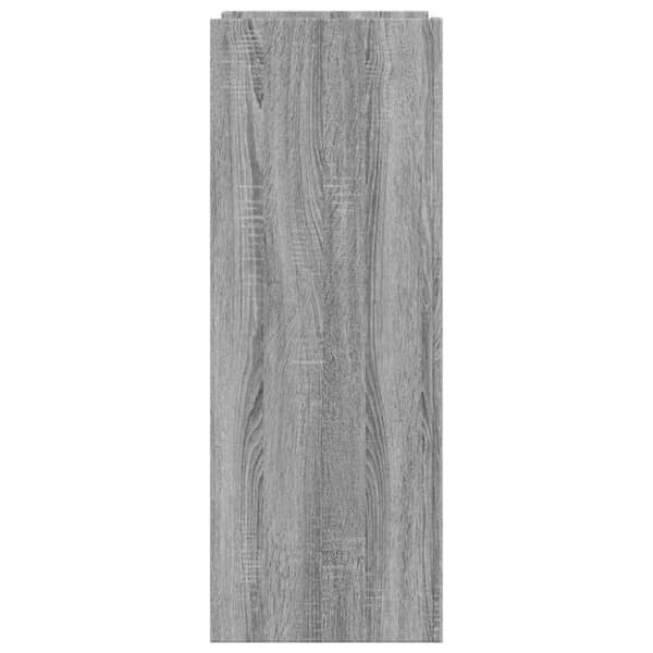 vidaXL Skoskap grå sonoma 52x37,5x100 cm konstruert tre