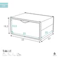Miniatyrbillede 5 af 6: Stackable shoe box Max Home Hvid 6 enheder polypropylen ABS 35 x 18,5 x 27 cm