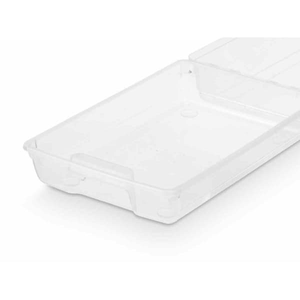 Stapelbar skokartong Transparent Plast 19 x 10,5 x 33 cm (12 antal)
