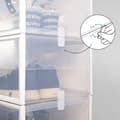 Miniatyrbillede 3 af 6: Stackable shoe box Max Home Hvid 6 enheder polypropylen ABS 35 x 18,5 x 27 cm