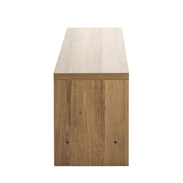 "Miranda" Skoskåp &amp; Bänk 80cm Mörk Ek &amp; Svart