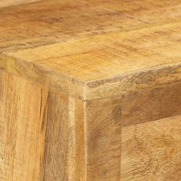 Skoskåp 86x35x55 cm massivt mangoträ