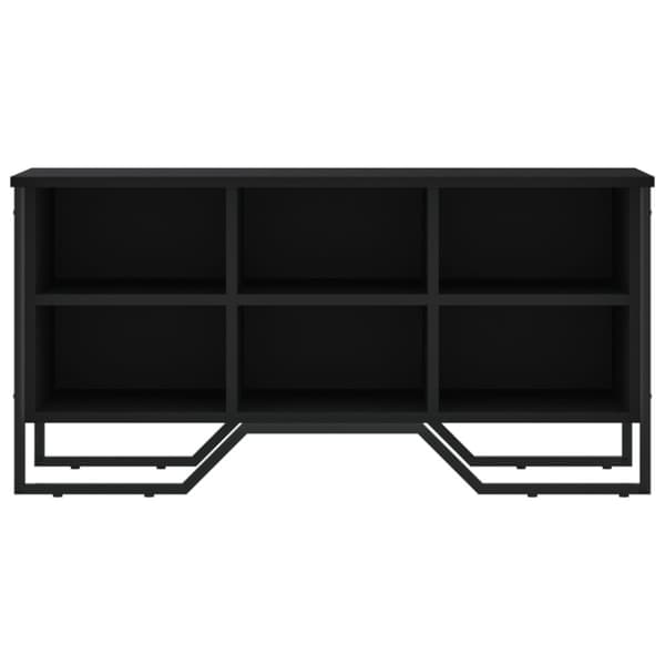 skoreol 90x38x45,5 cm konstrueret træ sort