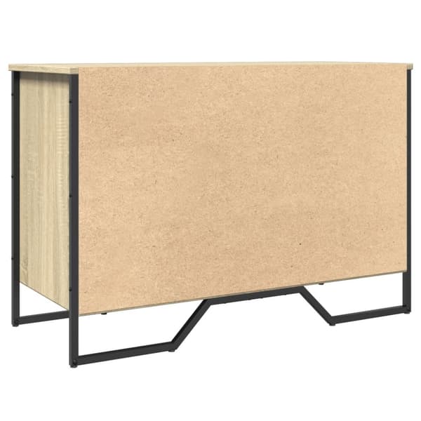 skoreol 90x38x61,5 cm konstrueret træ sonoma-eg