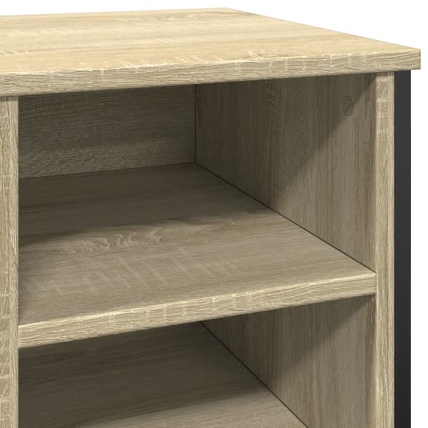 skoreol 90x38x61,5 cm konstrueret træ sonoma-eg