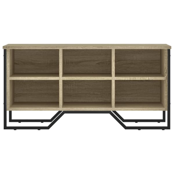 skoreol 90x38x45,5 cm konstrueret træ sonoma-eg