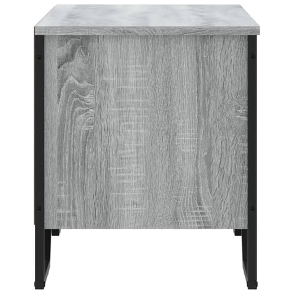 skoreol 90x38x45,5 cm konstrueret træ grå sonoma-eg