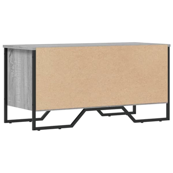 skoreol 90x38x45,5 cm konstrueret træ grå sonoma-eg