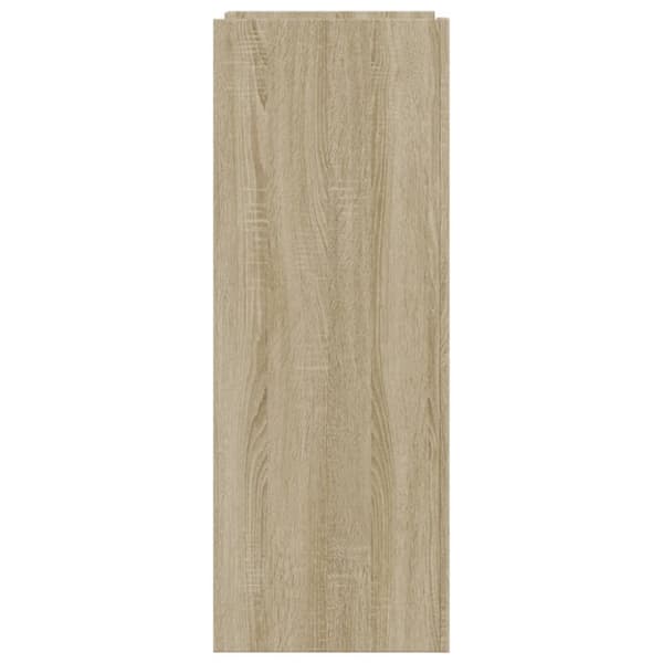 skoreol 74,5x37,5x100 cm konstrueret træ sonoma-eg