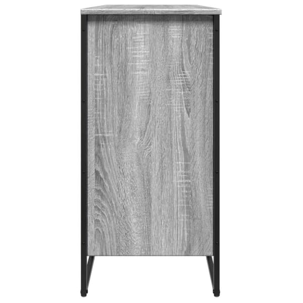 skoreol 80x38x78 cm konstrueret træ grå sonoma-eg