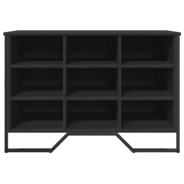 skoreol 90x38x45,5 cm konstrueret træ sort