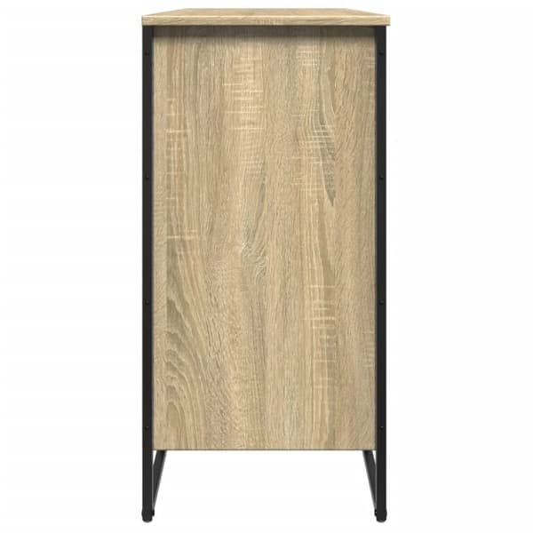 skoreol 80x38x78 cm konstrueret træ sonoma-eg