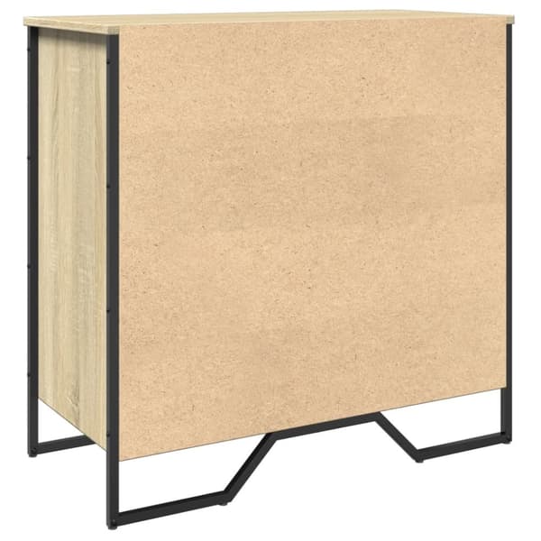 skoreol 80x38x78 cm konstrueret træ sonoma-eg