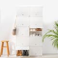 Miniatyrbild 3 av 11: Bärbar modulär skohylla InnovaGoods Vit - 36 par
