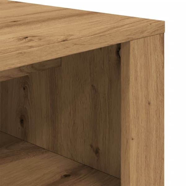 vidaXL skobænk 100x35x45 cm konstrueret træ kunsteg