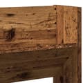 Miniatyrbilde 8 av 10: vidaXL Veggmontert skohylle gammelt tre 80x18x60 cm konstruert tre