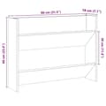 Miniatyrbilde 10 av 10: vidaXL Veggmontert skohylle gammelt tre 80x18x60 cm konstruert tre
