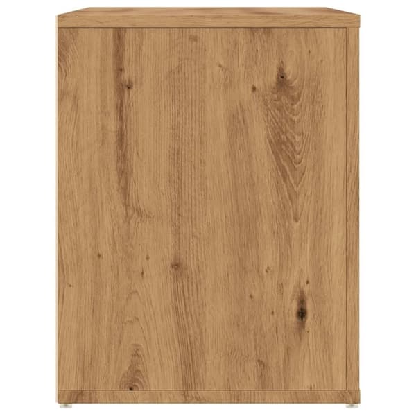 vidaXL Skohylle artisan eik 100x35x45 cm konstruert tre