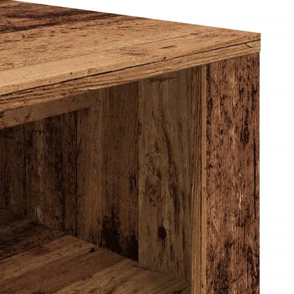 vidaXL Skobenk gammelt tre 100x35x45 cm konstruert tre