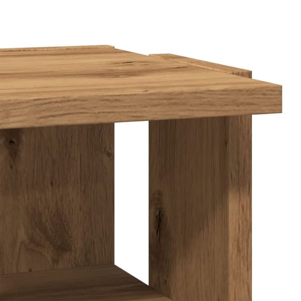 vidaXL skoskab 28x27x102 cm konstrueret træ kunsteg