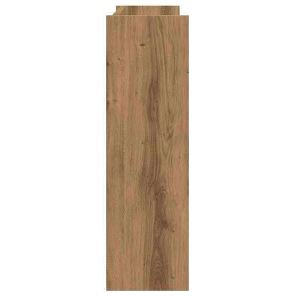 vidaXL væghængt skoreol 80x18x60 cm konstrueret træ kunsteg