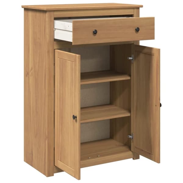 vidaXL Skoskap Panama 80x40x114 cm heltre furu