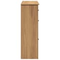 Miniatyrbilde 7 av 11: vidaXL Skoskap Panama 80x35x105 cm heltre furu