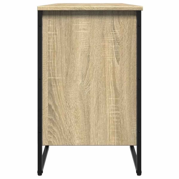 vidaXL Skoskåp sonoma-ek 90x38x61,5 cm konstruerat trä
