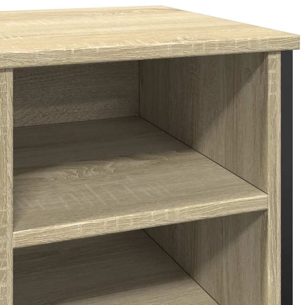 vidaXL skoreol 90x38x61,5 cm konstrueret træ sonoma-eg