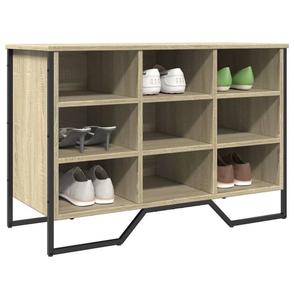vidaXL skoreol 90x38x61,5 cm konstrueret træ sonoma-eg