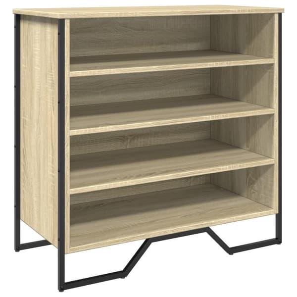vidaXL skoreol 80x38x78 cm konstrueret træ sonoma-eg