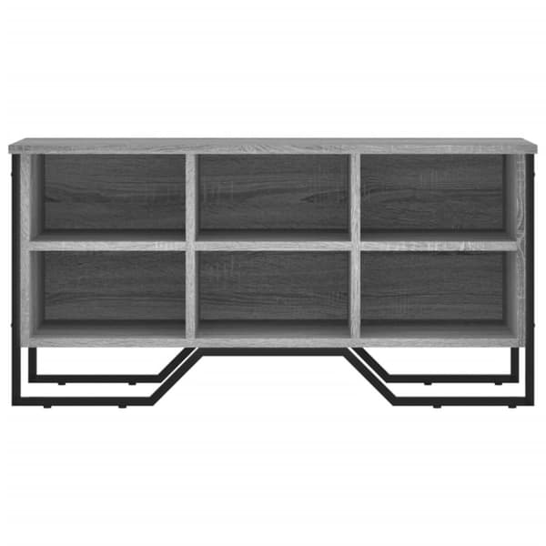 vidaXL skoreol 90x38x45,5 cm konstrueret træ grå sonoma-eg