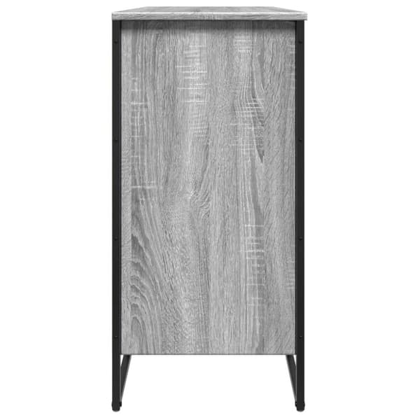 vidaXL skoreol 80x38x78 cm konstrueret træ grå sonoma-eg