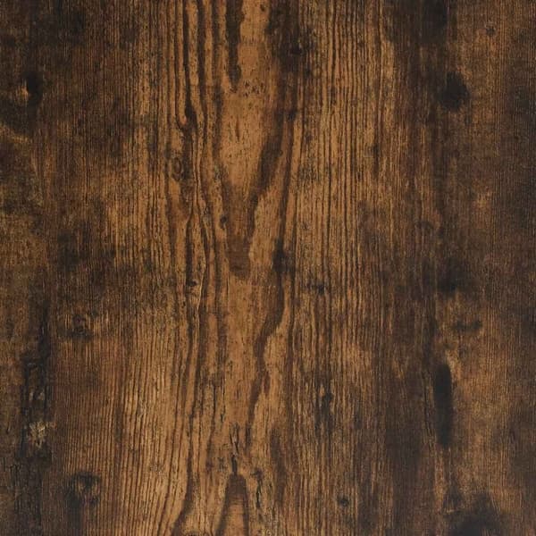 vidaXL Skoskåp rökfärgad ek 90x38x61,5 cm konstruerat trä