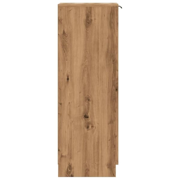 vidaXL Kenkäkaappi artesaani tammi 29,5x35x100,5 cm tekninen puu