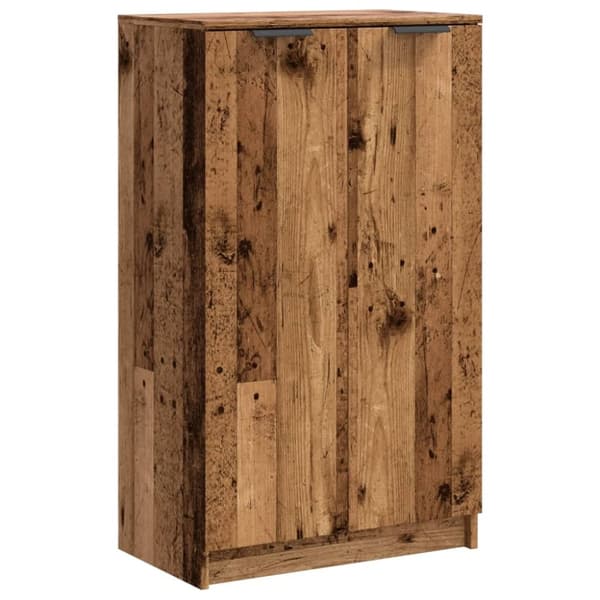 vidaXL Kirjahylly vanha puu 59x35x100,5 cm lastulevy