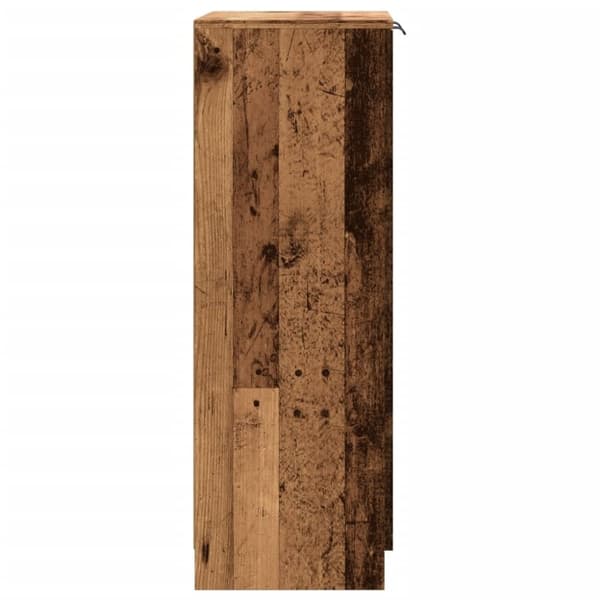vidaXL Kirjahylly vanha puu 59x35x100,5 cm lastulevy