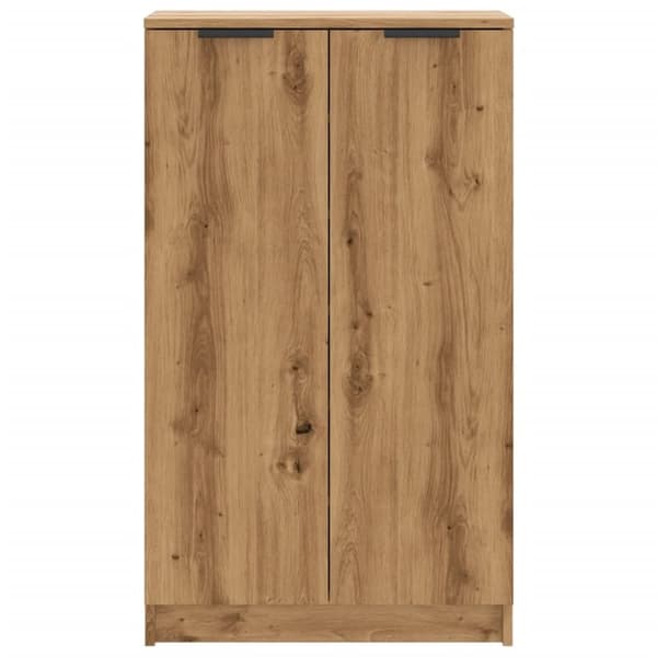 vidaXL Skoskåp artisian ek 59x35x100,5 cm konstruerat trä