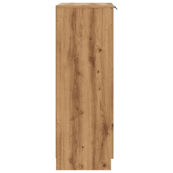 vidaXL Skoskåp artisian ek 59x35x100,5 cm konstruerat trä